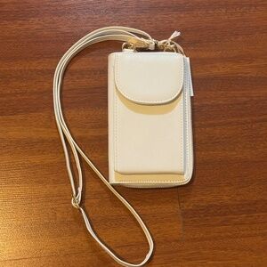 Brand New White Leather Wallet Purse